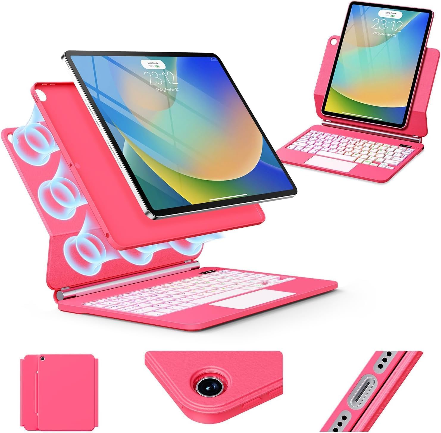 Amazon.com: for iPad 9th Generation Case with Keyboard,Keyboard